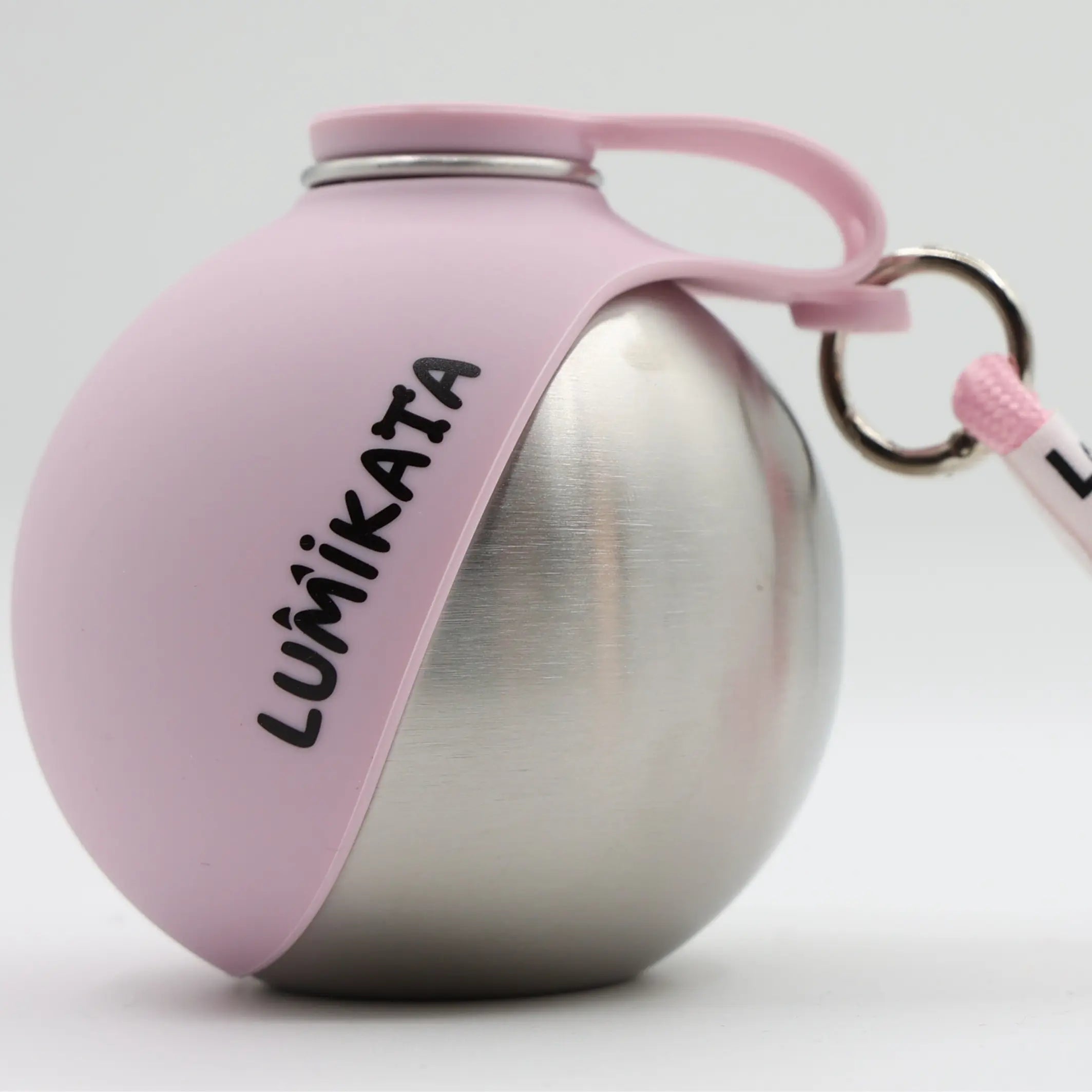 Lumikata 2-in-1 Portable Dog Water Bottle and Bowl, 10oz Stainless Steel Leak-Proof Tumbler for Walking