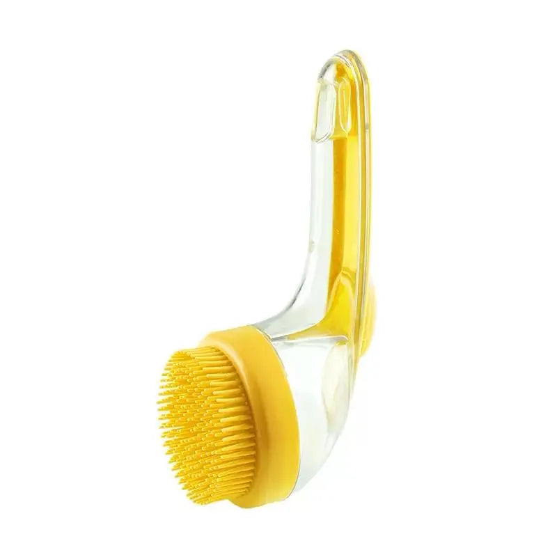 2026 Advanced 2-in-1 Pet Bath and Grooming Brush with Integrated Shampoo Dispenser, Ergonomic Non-Slip Grip, Deshedding Tool for Canine and Feline Care, Enhances Circulation and Minimizes Shedding