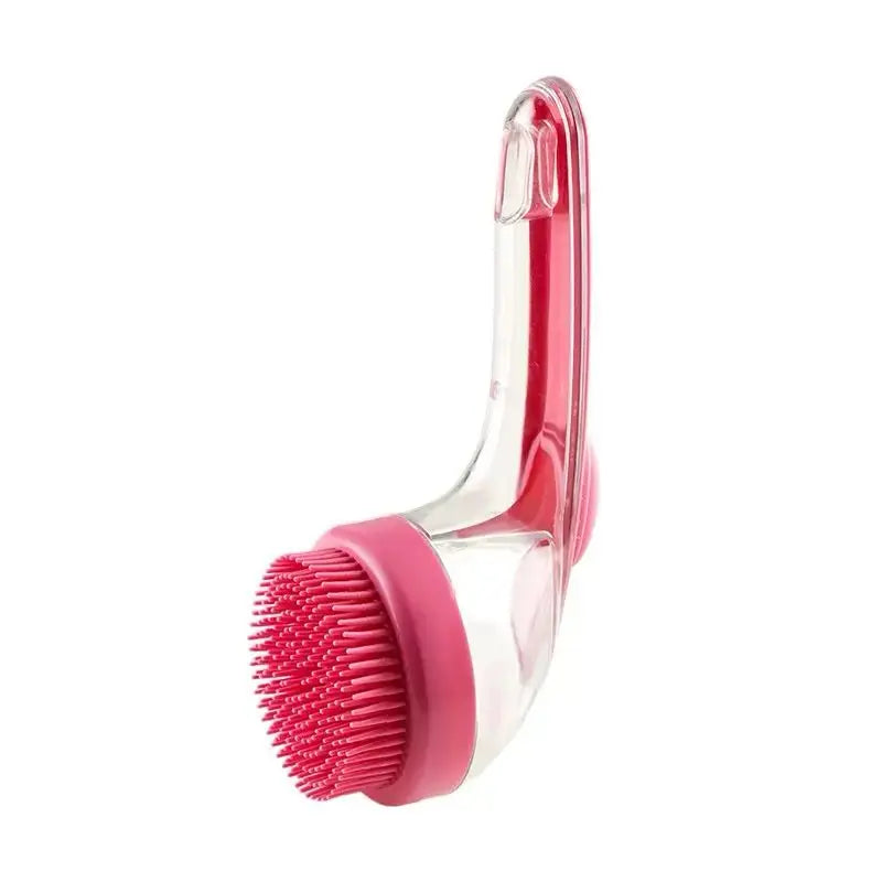 2026 Advanced 2-in-1 Pet Bath and Grooming Brush with Integrated Shampoo Dispenser, Ergonomic Non-Slip Grip, Deshedding Tool for Canine and Feline Care, Enhances Circulation and Minimizes Shedding